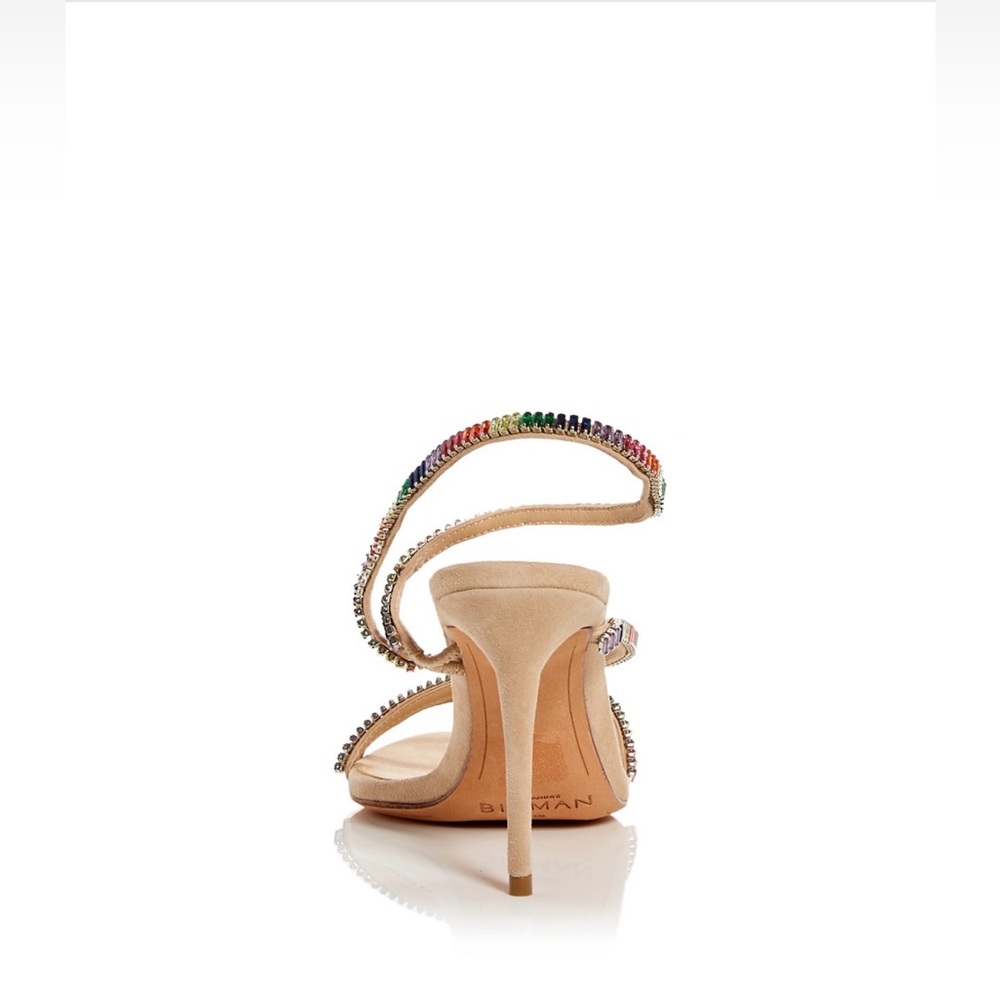 Alexandre Birman Polly suede sandals with multi-colored crystal embellishments - Picture 7 of 13